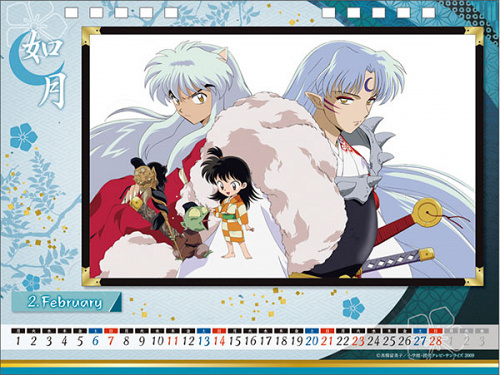 [Preorder] InuYasha Animation Tabletop Calendar 2021