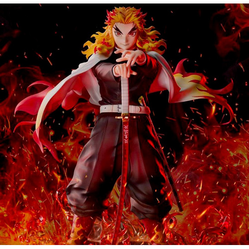 kyojuro rengoku mugen train demon slayer kimetsu no yaiba figure