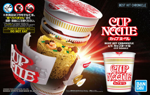 bandai spirits nissin best hit chronicle series cup noodle model kit