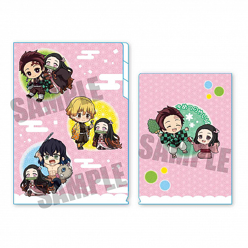 Demon Slayer With Nezuko Clear File 3 Pocket A