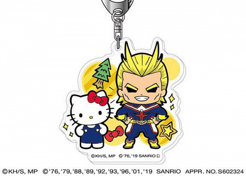 Acrylic Key Chain My Hero Academia X Sanrio Characters 08 All Might X ...